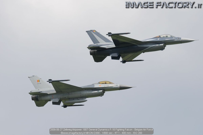 2009-06-27 Zeltweg Airpower 1907 General Dynamics F-16 Fighting Falcon - Belgian Air Force.jpg